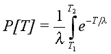 cumulative probability density function